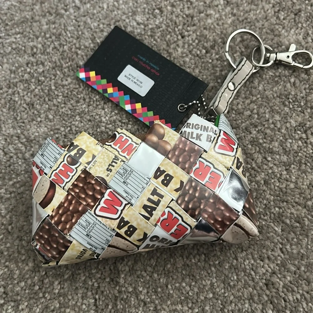 NWT Nahui Ollin Whopper Candy Wrapper Change Purse